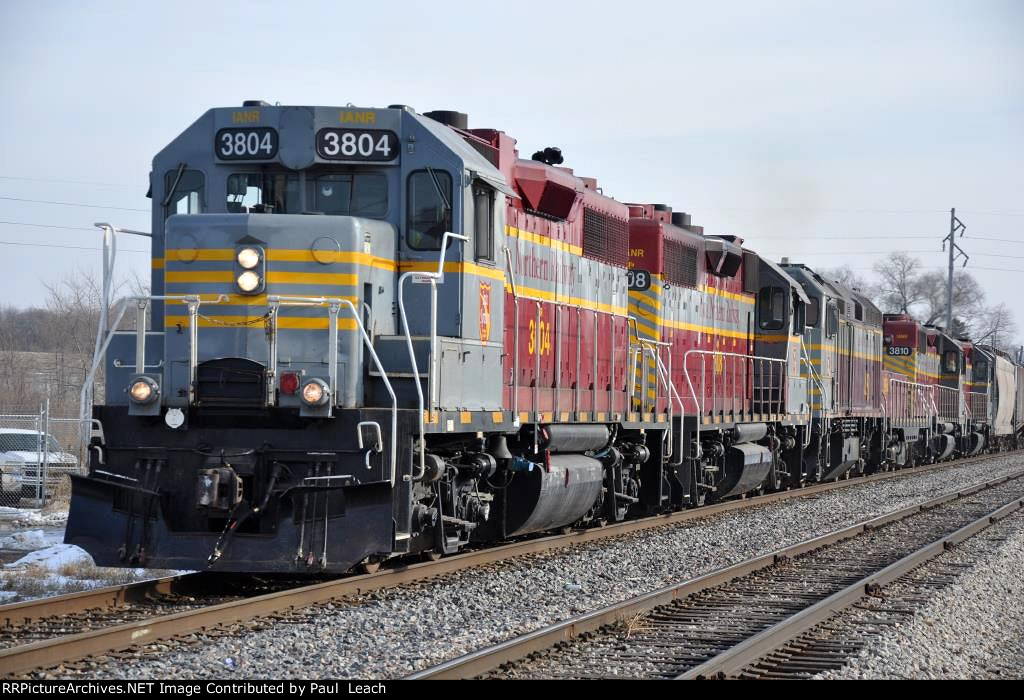 North Train heads for the junction and its home rails